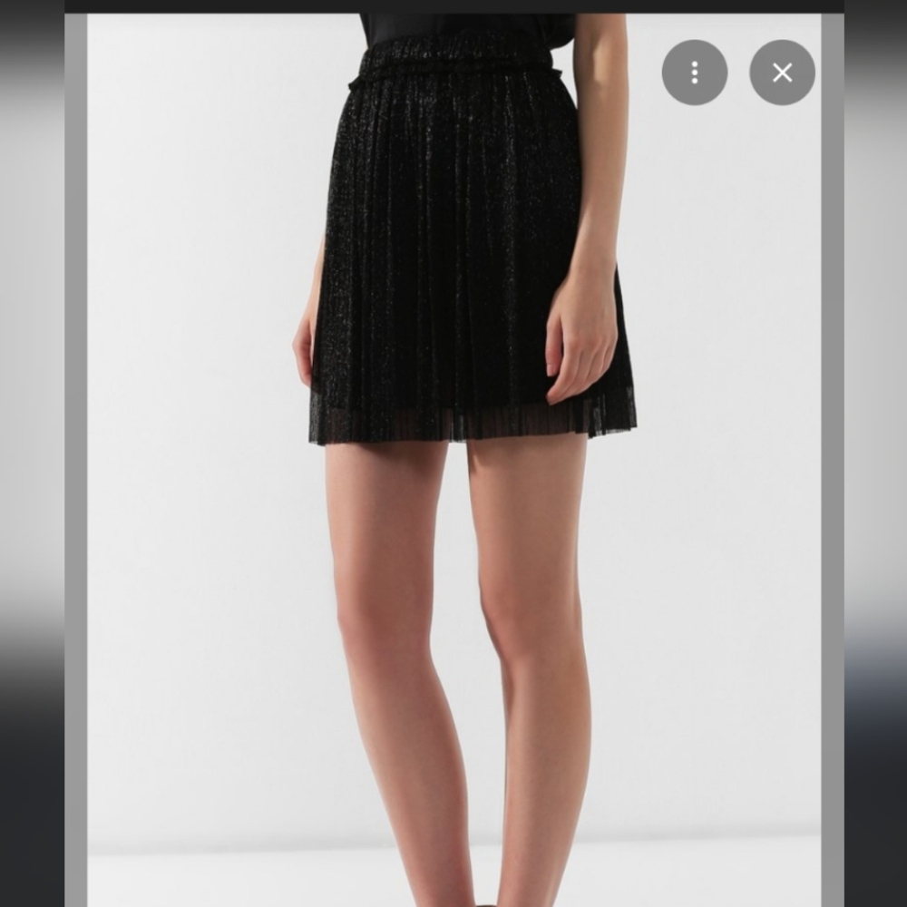 Isabel Marant Benedict Metallic Shimmer Skirt 36/Small/4